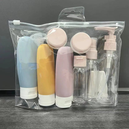 11-Piece Travel Toiletries Bottles Set — Refillable Mini Containers for Shampoo, Lotion & Skincare | Airplane & Carry-On - Babytopia32