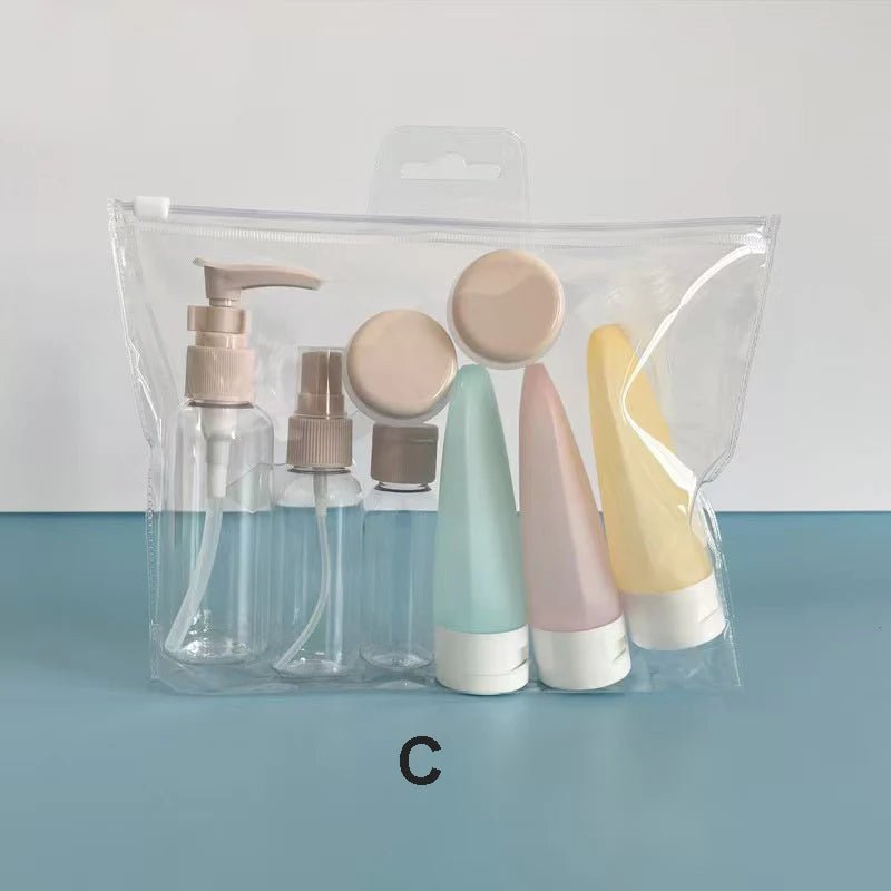 11-Piece Travel Toiletries Bottles Set — Refillable Mini Containers for Shampoo, Lotion & Skincare | Airplane & Carry-On - Babytopia32
