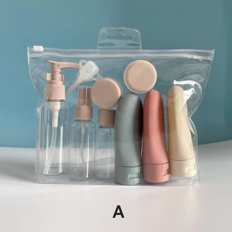 11-Piece Travel Toiletries Bottles Set — Refillable Mini Containers for Shampoo, Lotion & Skincare | Airplane & Carry-On - Babytopia32