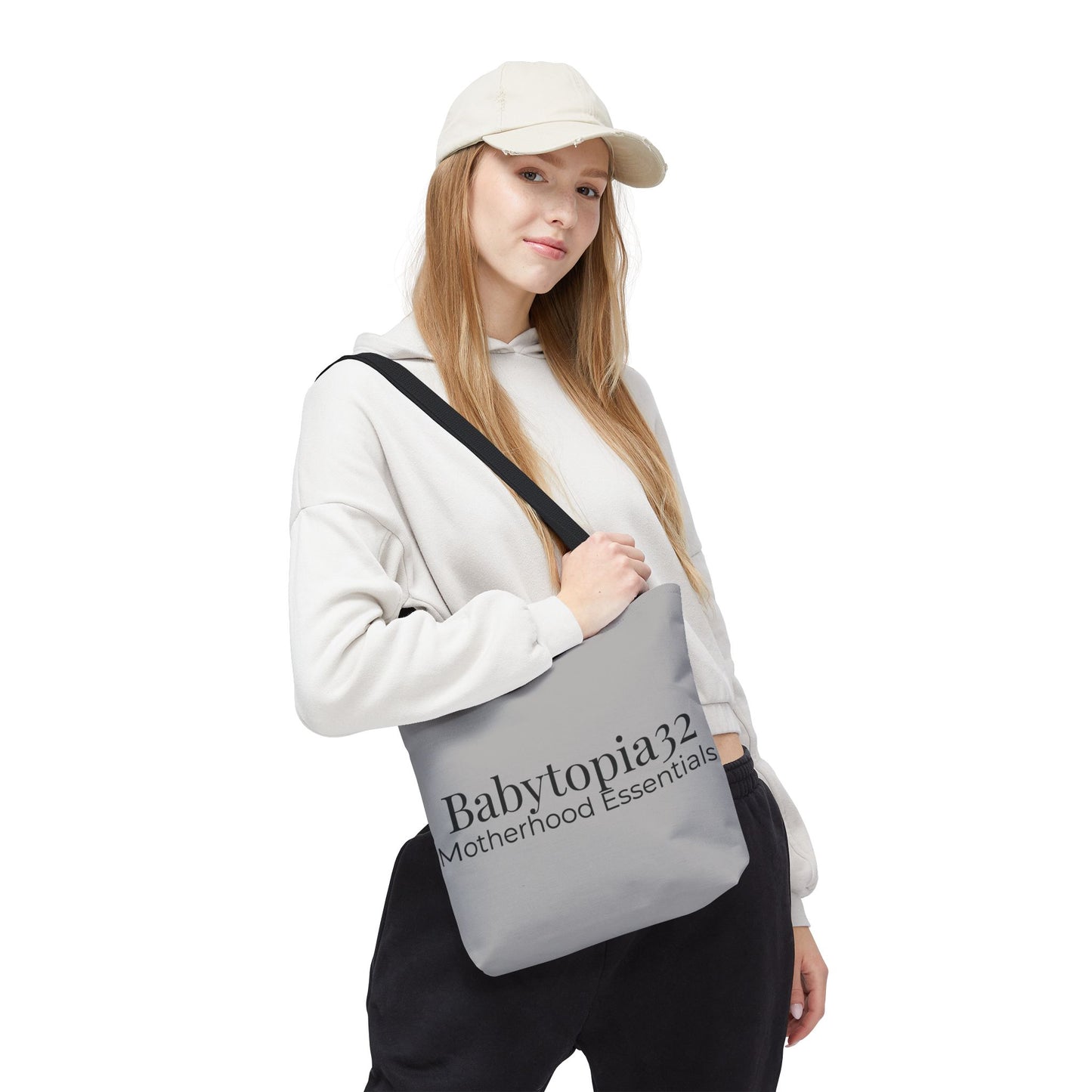 Babytopia32 Motherhood Essentials Tote Bag — Minimalist Baby Mom Diaper Tote