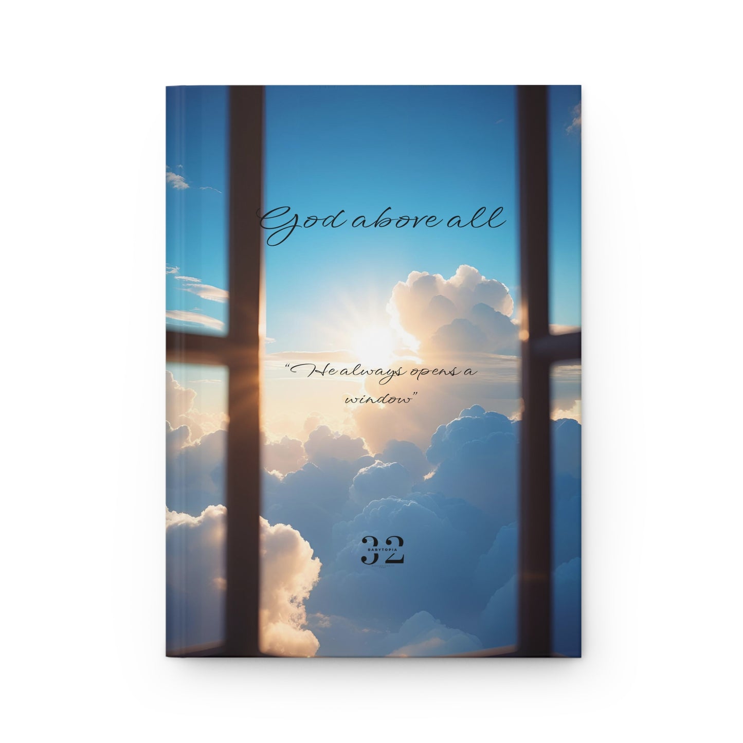 God Above All Hardcover Journal | Faith Scripture Notebook