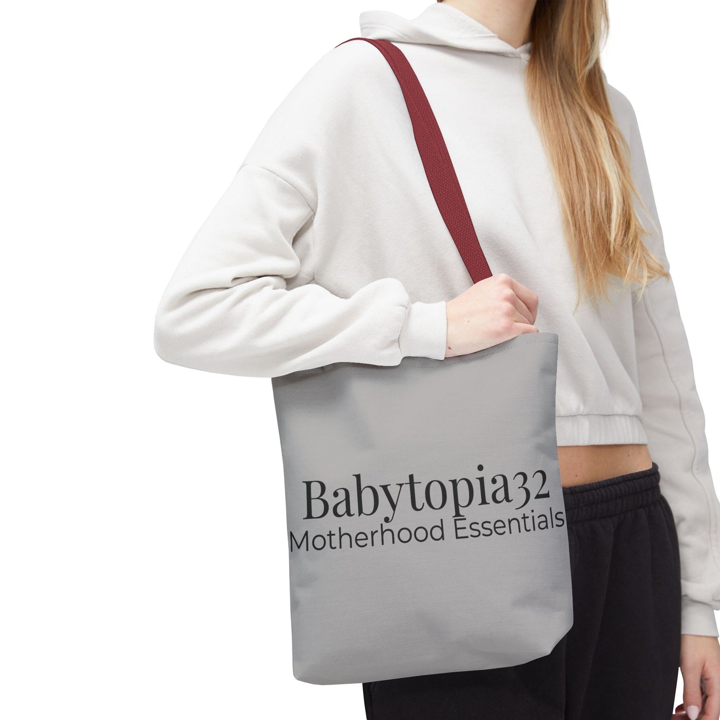 Babytopia32 Motherhood Essentials Tote Bag — Minimalist Baby Mom Diaper Tote
