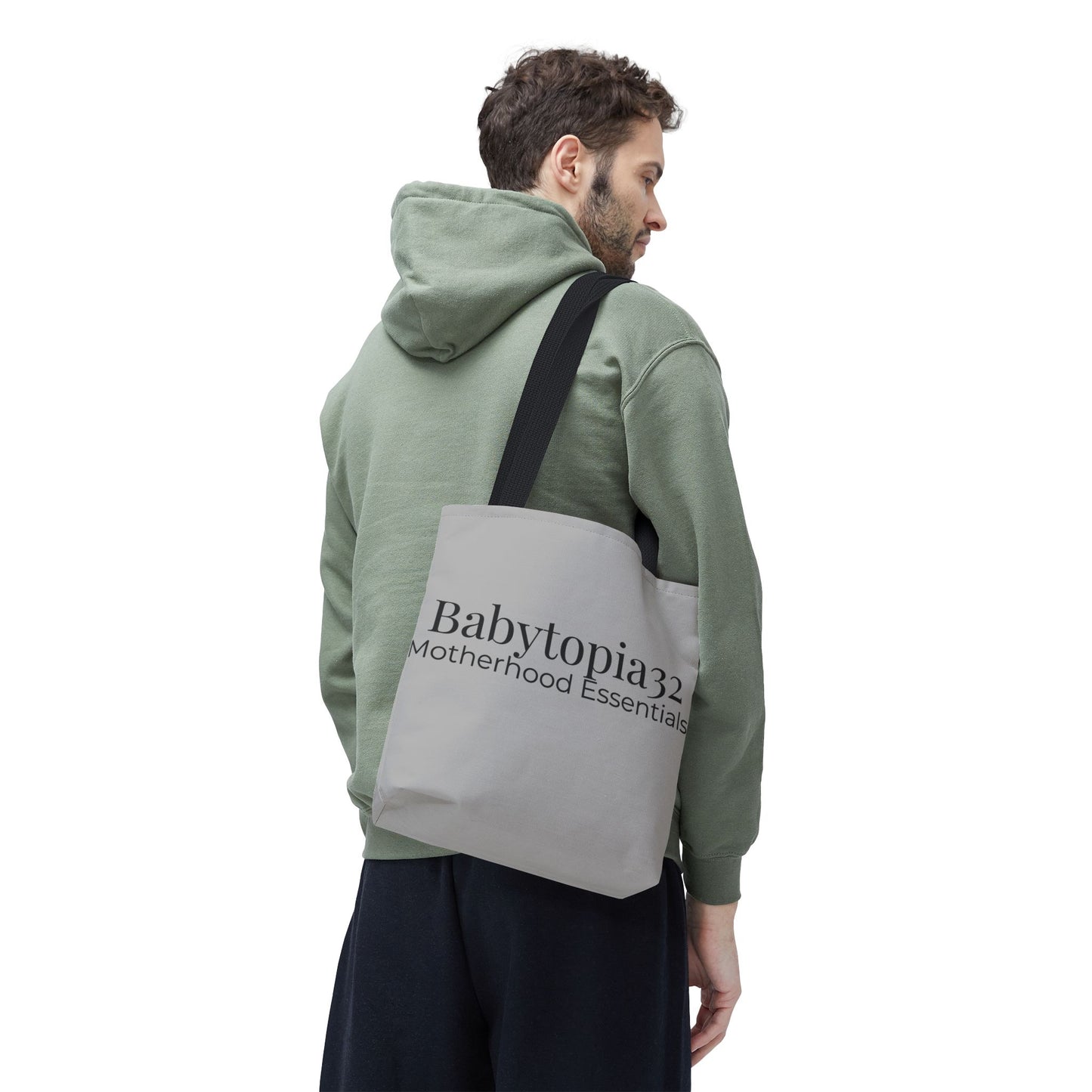 Babytopia32 Motherhood Essentials Tote Bag — Minimalist Baby Mom Diaper Tote