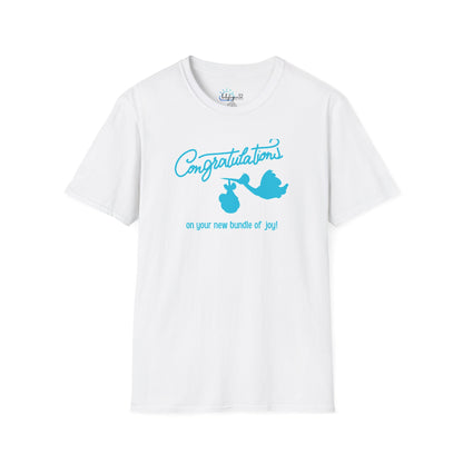 Bundle of Joy Congratulations T-Shirt — Unisex Baby Shower Gift & New Parent Celebration Tee