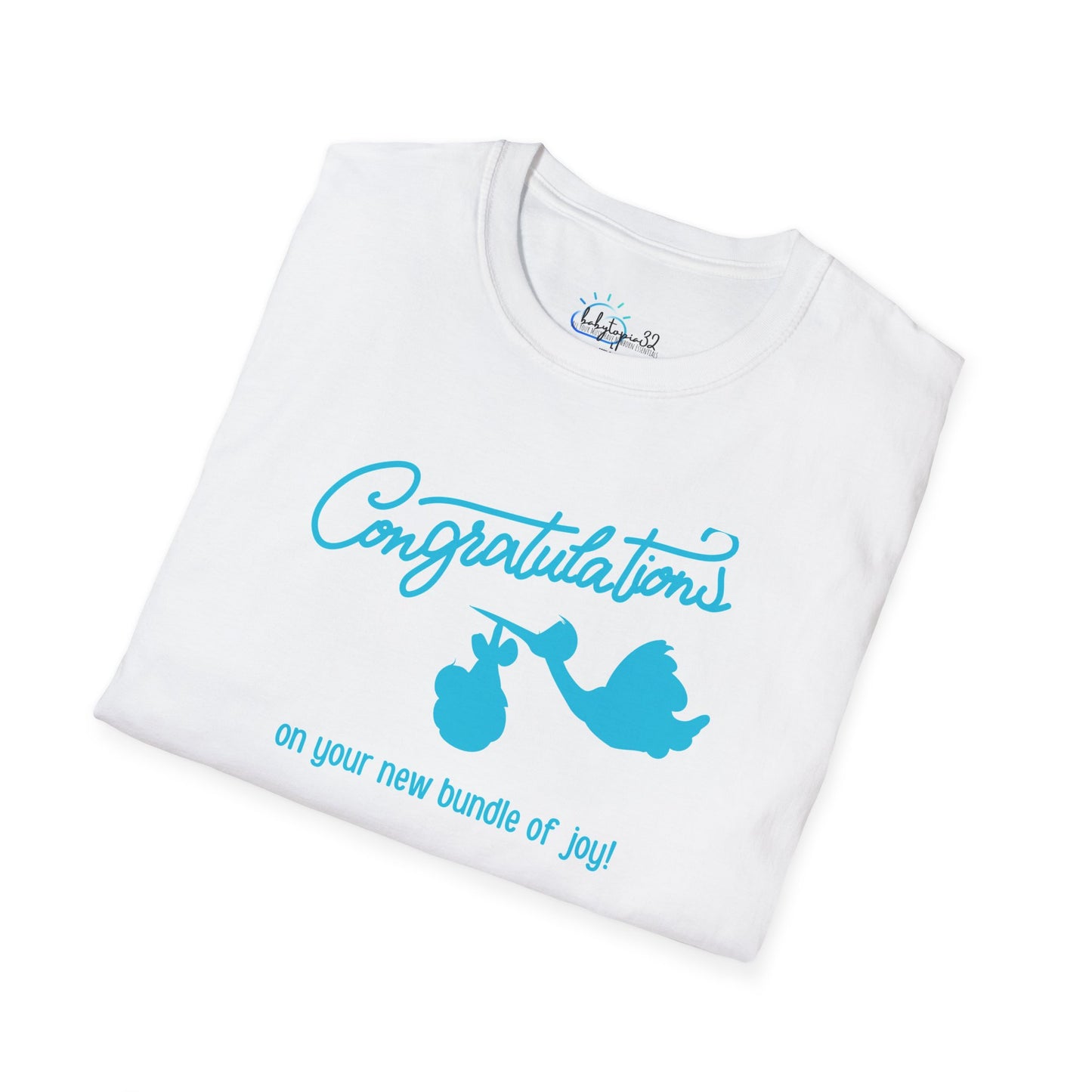 Bundle of Joy Congratulations T-Shirt — Unisex Baby Shower Gift & New Parent Celebration Tee