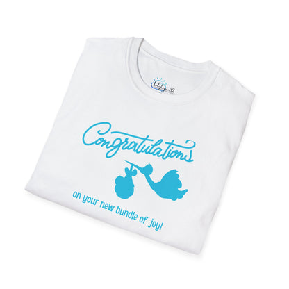 Bundle of Joy Congratulations T-Shirt — Unisex Baby Shower Gift & New Parent Celebration Tee