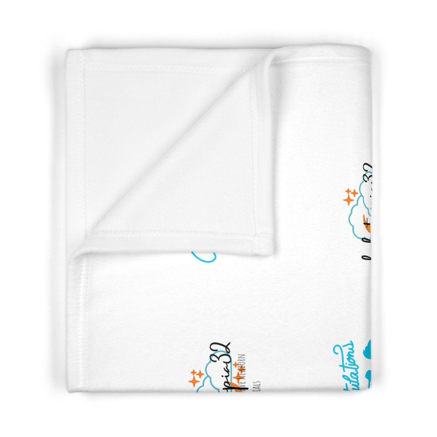 New Bundle of Joy Congratulations Baby Blanket — 30×40" Soft Fleece Newborn Gift