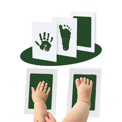 Newborn Baby Hand & Footprint Ink Pad Kit – Safe, Inkless Memory Keepsake