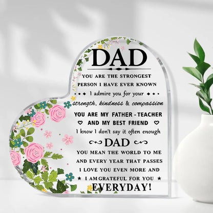 I Love You Mom Acrylic Keepsake Gift – Heartfelt Birthday & Mother’s Day Gift from Son or Daughter