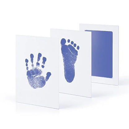 Newborn Baby Hand & Footprint Ink Pad Kit – Safe, Inkless Memory Keepsake