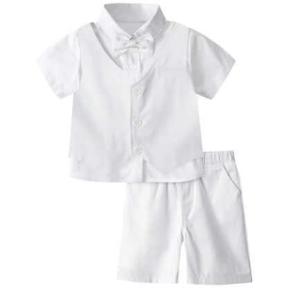 Toddler Boy 3-Piece Formal Suit Set – Wedding, Birthday & Party Outfit (12M–6Y)