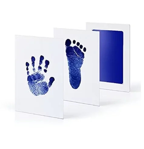 Newborn Baby Hand & Footprint Ink Pad Kit – Safe, Inkless Memory Keepsake