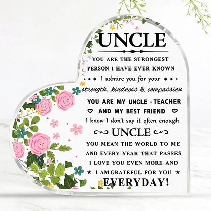 I Love You Mom Acrylic Keepsake Gift – Heartfelt Birthday & Mother’s Day Gift from Son or Daughter