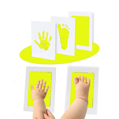 Newborn Baby Hand & Footprint Ink Pad Kit – Safe, Inkless Memory Keepsake