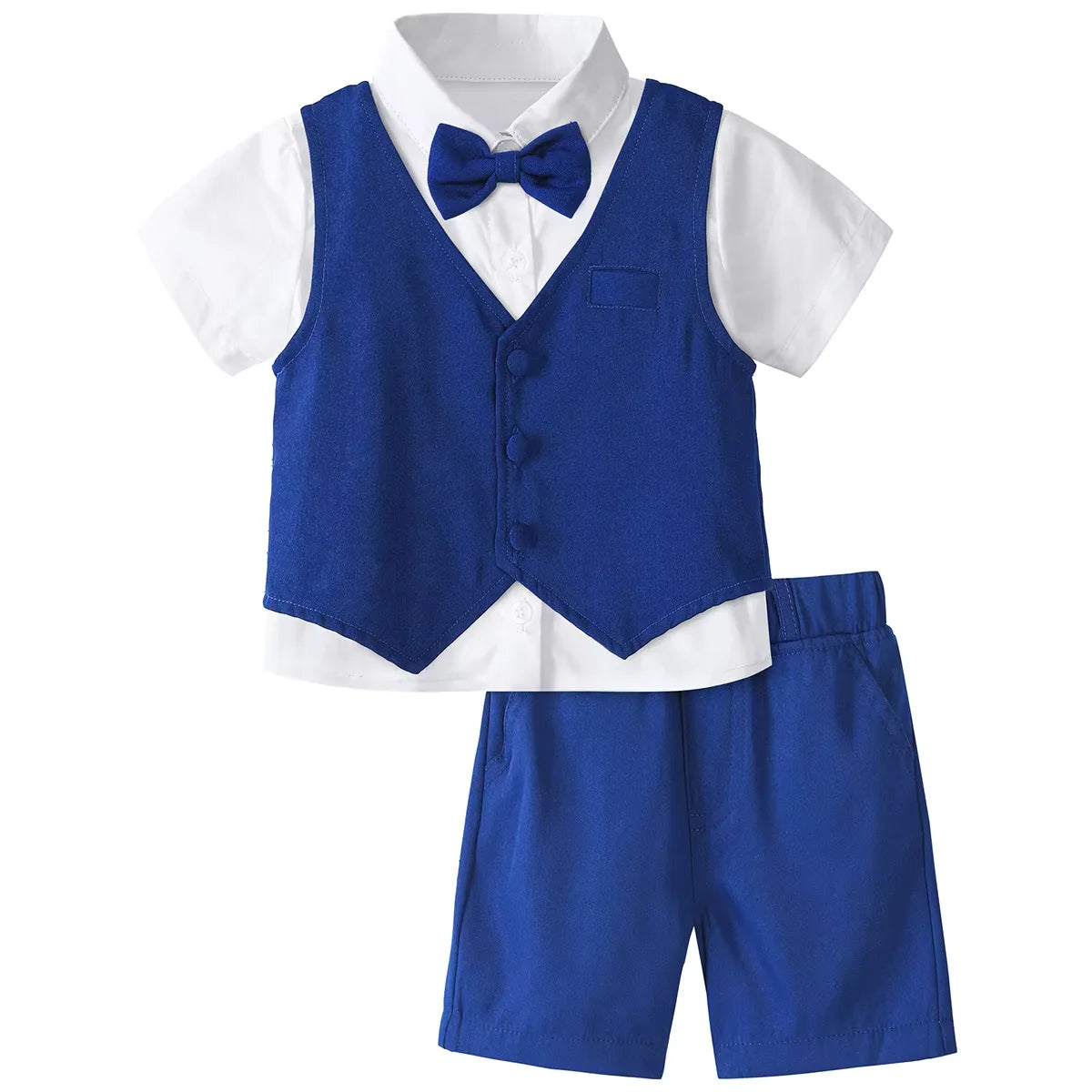 Toddler Boy 3-Piece Formal Suit Set – Wedding, Birthday & Party Outfit (12M–6Y)