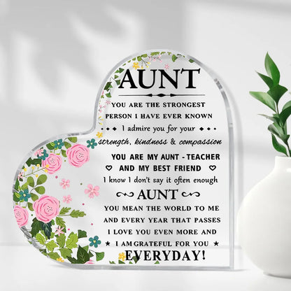 I Love You Mom Acrylic Keepsake Gift – Heartfelt Birthday & Mother’s Day Gift from Son or Daughter