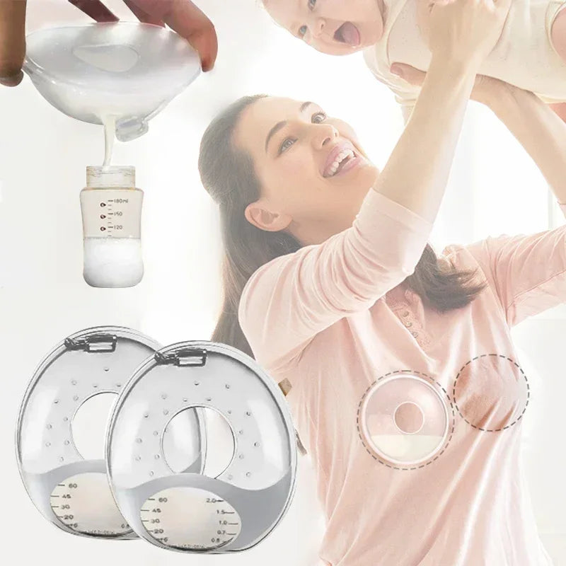 Silicone Breast Milk Collector – Wearable Anti-Spill Nursing Pad & Nipple Protector