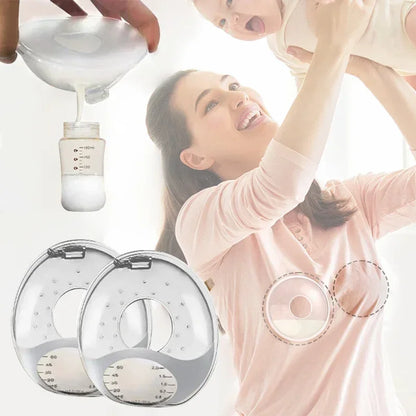 Silicone Breast Milk Collector – Wearable Anti-Spill Nursing Pad & Nipple Protector