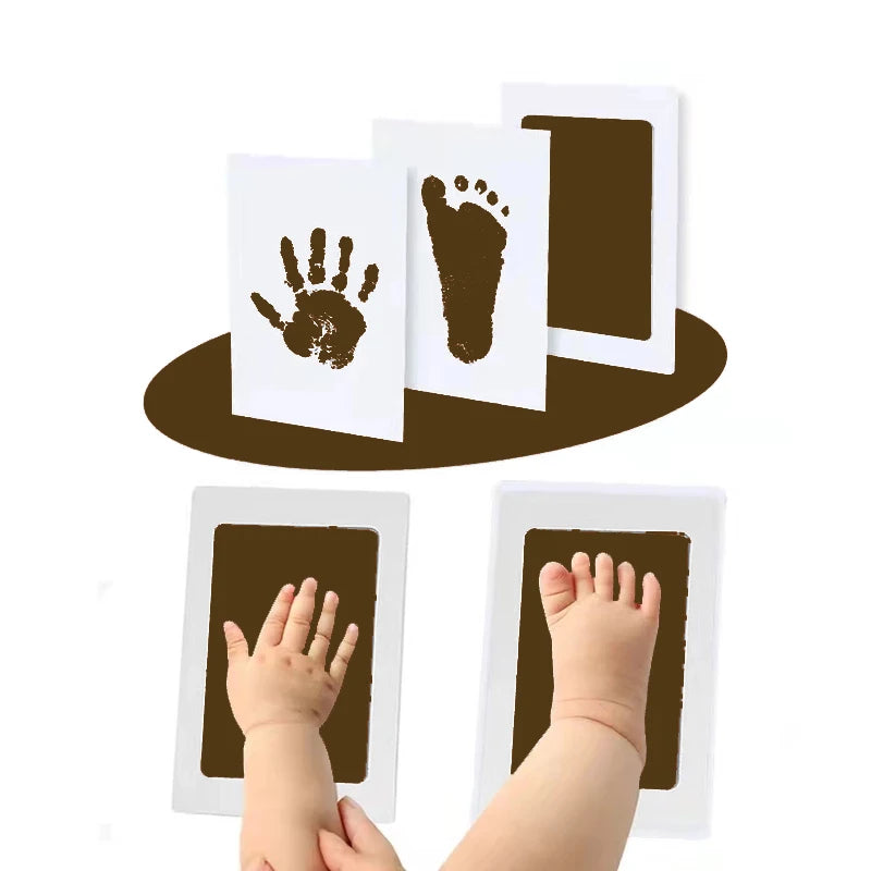 Newborn Baby Hand & Footprint Ink Pad Kit – Safe, Inkless Memory Keepsake