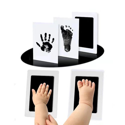 Newborn Baby Hand & Footprint Ink Pad Kit – Safe, Inkless Memory Keepsake
