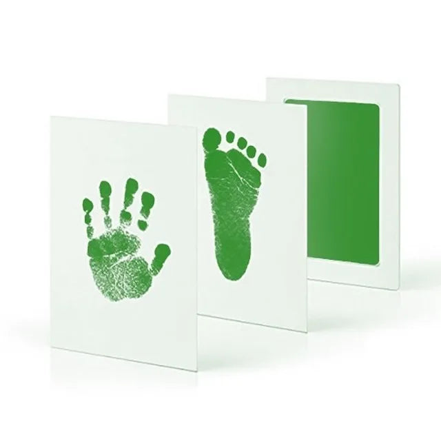Newborn Baby Hand & Footprint Ink Pad Kit – Safe, Inkless Memory Keepsake