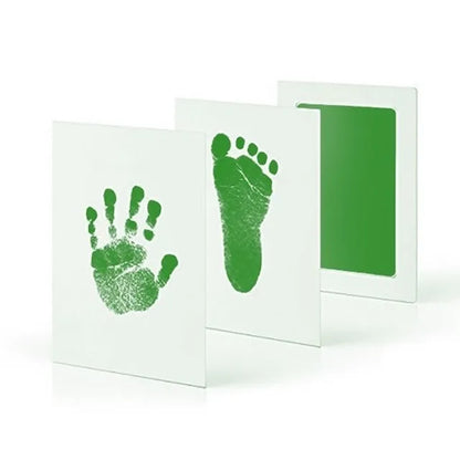 Newborn Baby Hand & Footprint Ink Pad Kit – Safe, Inkless Memory Keepsake