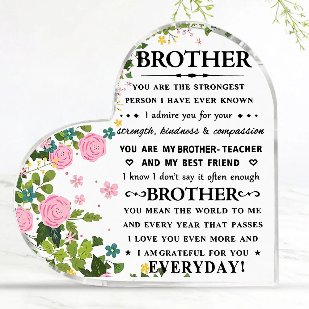I Love You Mom Acrylic Keepsake Gift – Heartfelt Birthday & Mother’s Day Gift from Son or Daughter