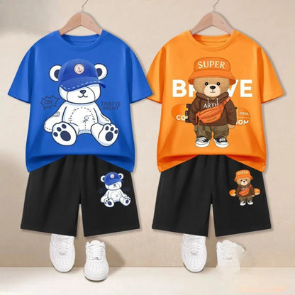 Cartoon T-Shirt and Shorts - Babytopia32