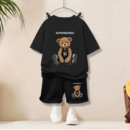 Cartoon T-Shirt and Shorts - Babytopia32
