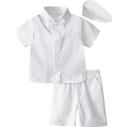 Toddler Boy 3-Piece Formal Suit Set – Wedding, Birthday & Party Outfit (12M–6Y)