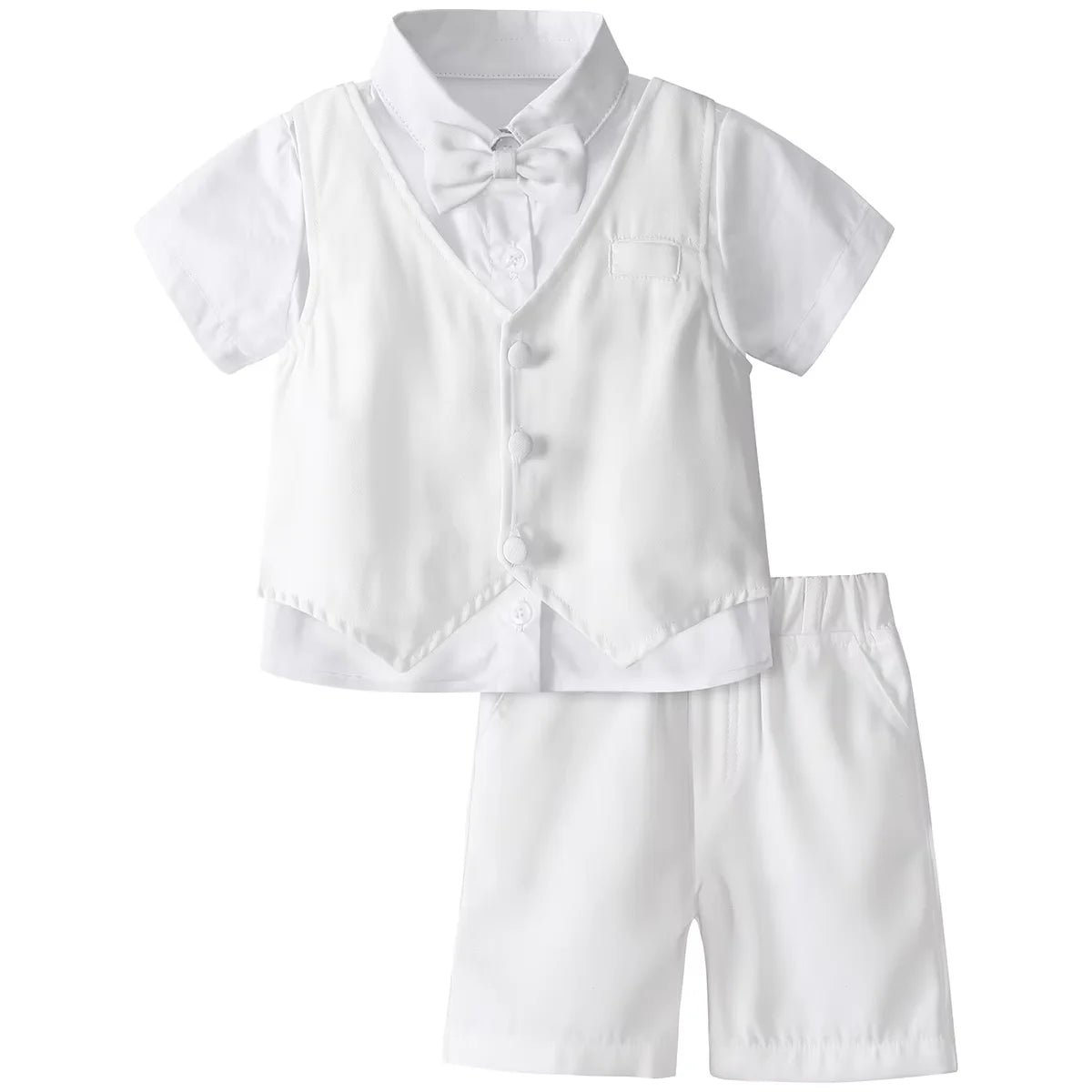 Toddler Boy 3-Piece Formal Suit Set – Wedding, Birthday & Party Outfit (12M–6Y)