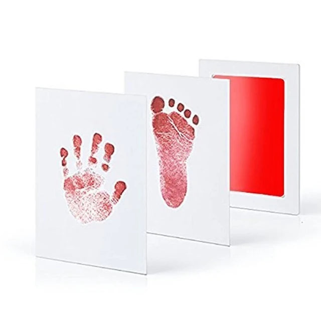 Newborn Baby Hand & Footprint Ink Pad Kit – Safe, Inkless Memory Keepsake
