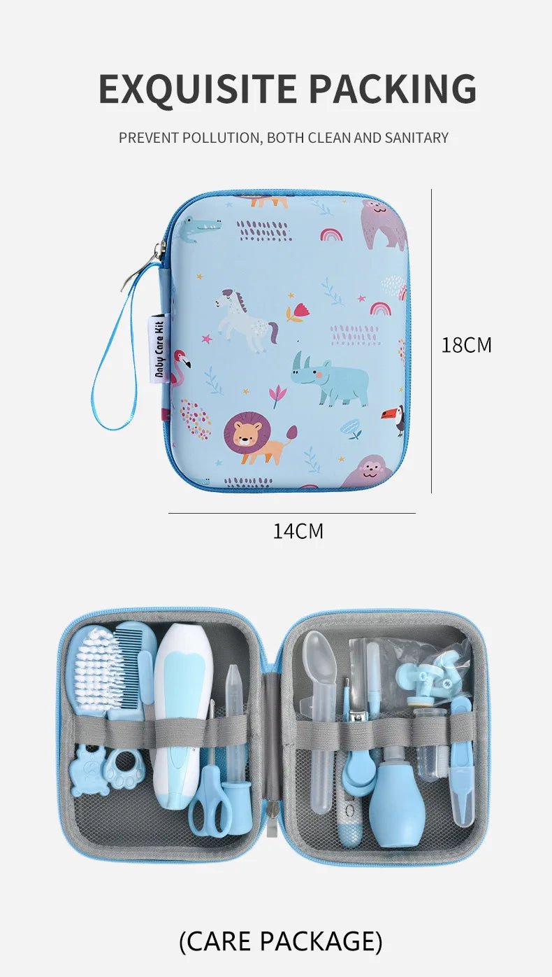 Baby Care Kit 20-Piece Set – Nasal Aspirator, Nail Clipper, Scissors & Daily Cleaning Essentials - Babytopia32