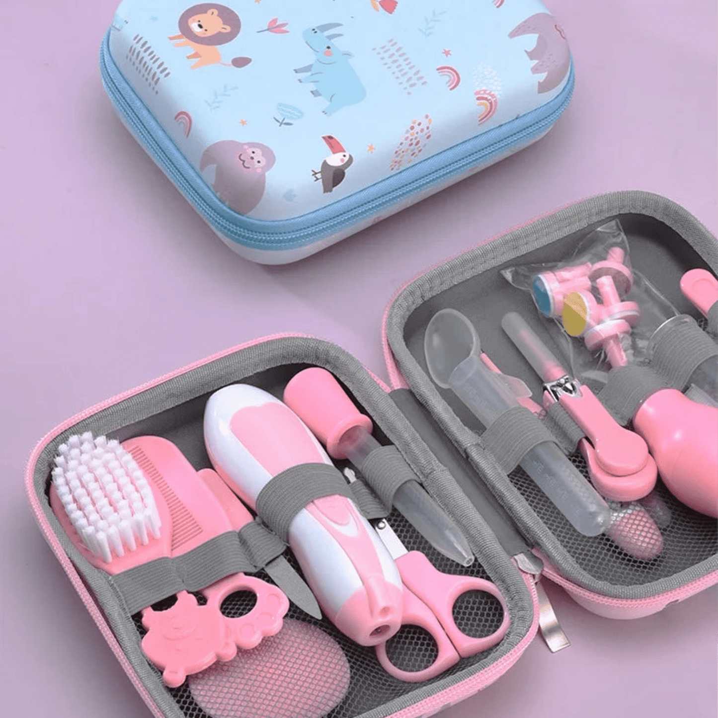 Baby Care Kit 20-Piece Set – Nasal Aspirator, Nail Clipper, Scissors & Daily Cleaning Essentials - Babytopia32