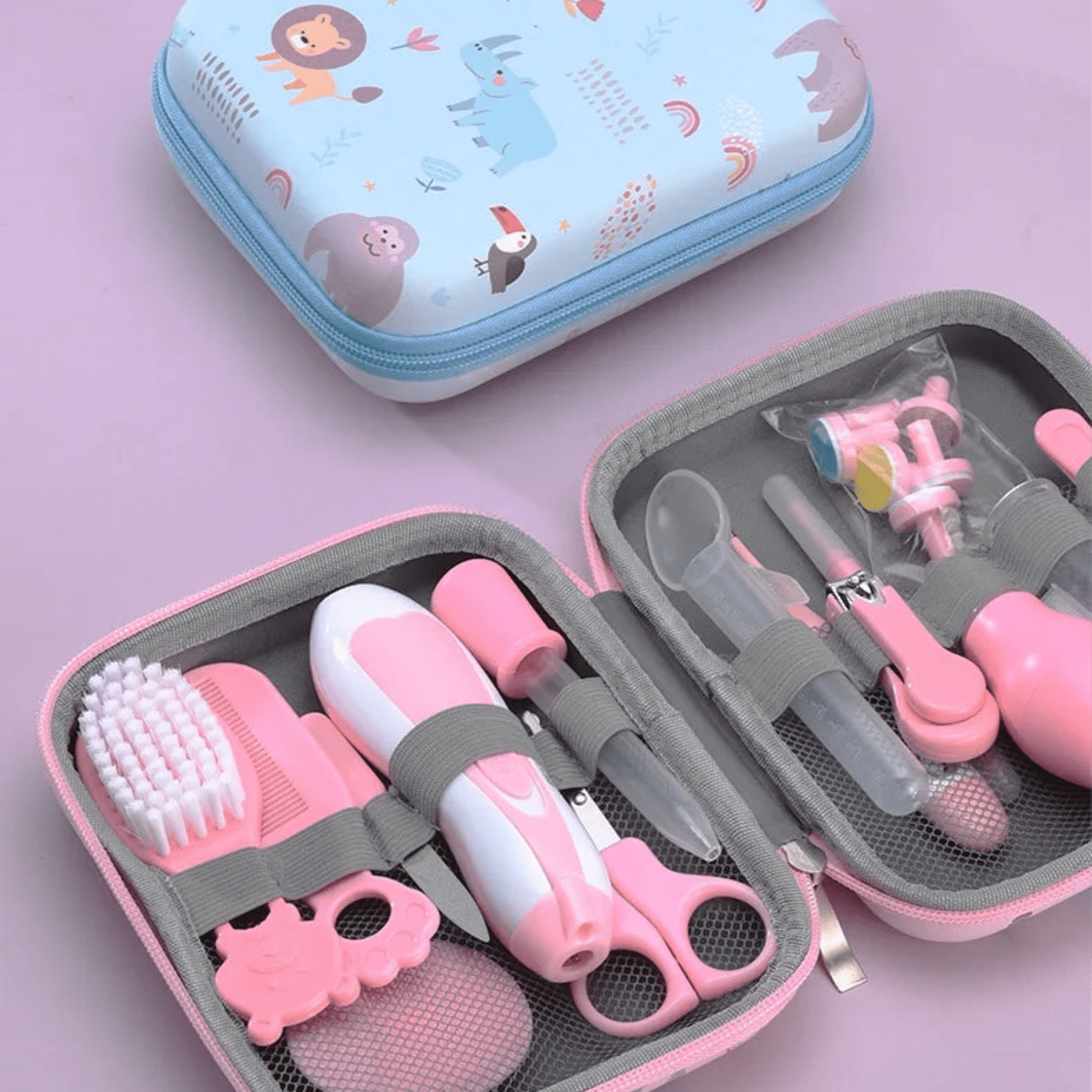 Baby Care Kit 20-Piece Set – Nasal Aspirator, Nail Clipper, Scissors & Daily Cleaning Essentials - Babytopia32