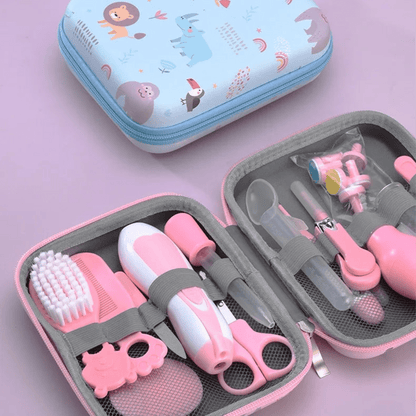 Baby Care Kit 20-Piece Set – Nasal Aspirator, Nail Clipper, Scissors & Daily Cleaning Essentials - Babytopia32
