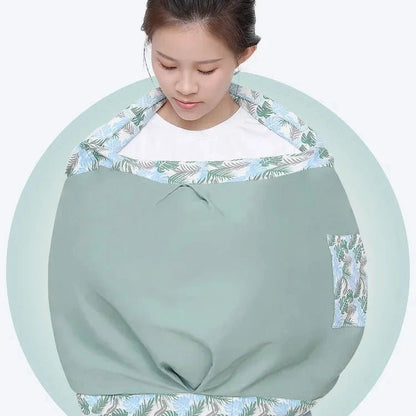 Baby Wrap Newborn Sling & Nursing Cover | Dual-Use Mesh Carrier for 0–36M - Babytopia32