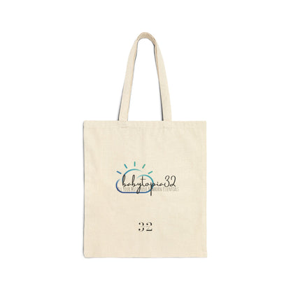 Babytopia32 logo Cotton Canvas Tote Bag | Brand Logo Tote - Babytopia32