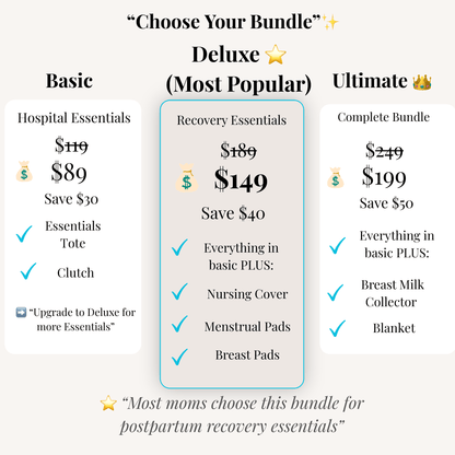 Hospital Bag Essentials Kit - Babytopia32