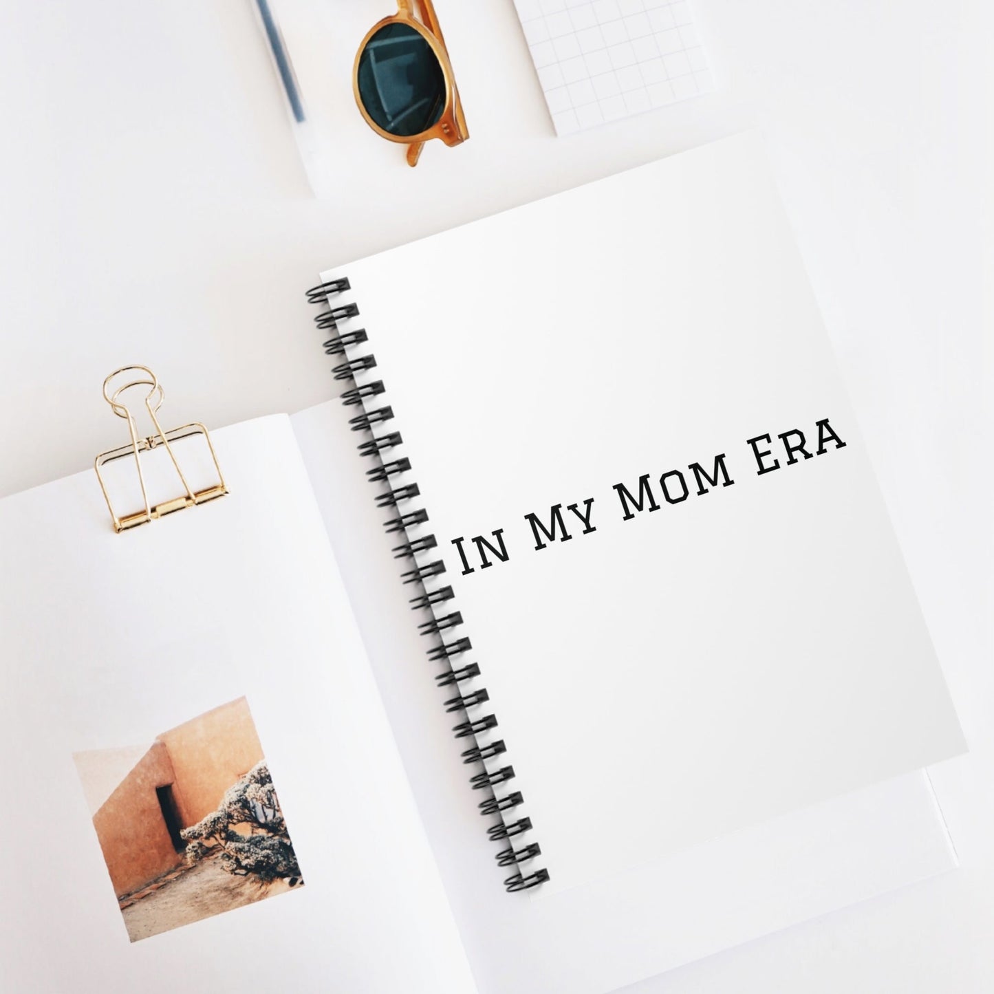 In My Mom Era Spiral Notebook | Ruled Lined Journal, Mom Life Notes - Babytopia32