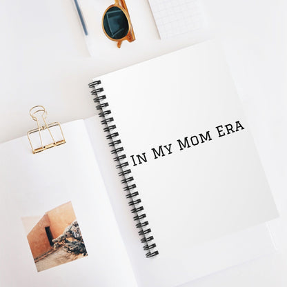 In My Mom Era Spiral Notebook | Ruled Lined Journal, Mom Life Notes - Babytopia32