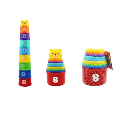 Kids Stacking Cup Speed Game – Educational Numbers, Letters & Shapes Toy (Ages 7–12) - Babytopia32