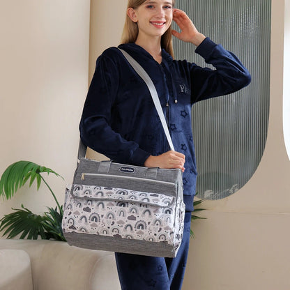 Large Capacity Mommy Diaper Bag | Stylish Single Shoulder Baby Bag for Moms - Babytopia32