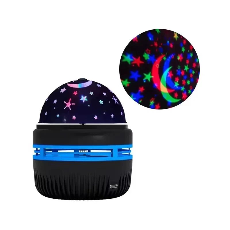 LED Starry Sky Night Light Projector — USB Star & Moon Lamp for Nursery, Bedroom & Home Decor - Babytopia32