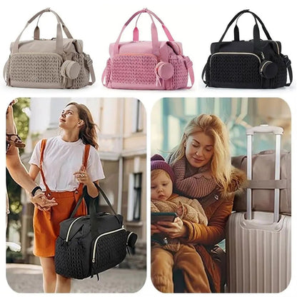 Multifunctional Mommy Diaper Bag | Large Capacity Stroller Organizer & Pacifier Storage - Babytopia32
