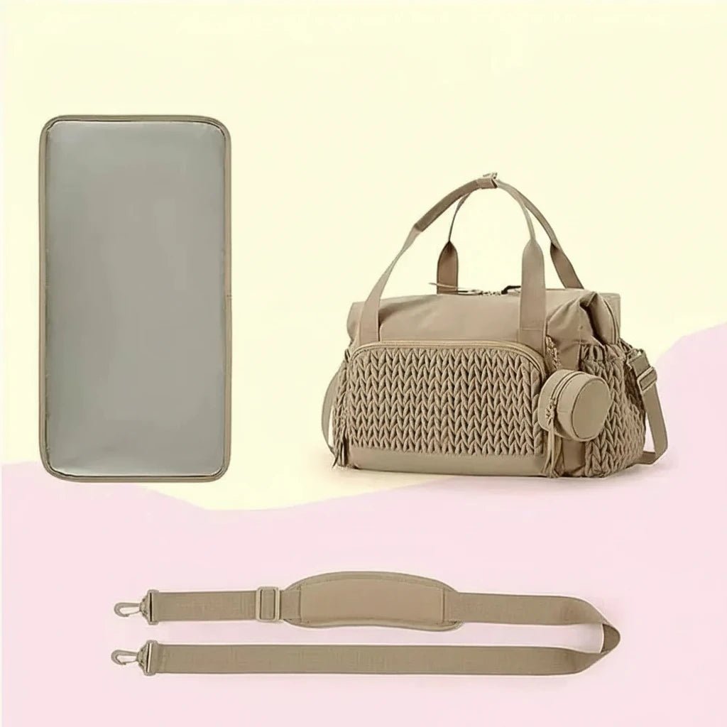 Multifunctional Mommy Diaper Bag | Large Capacity Stroller Organizer & Pacifier Storage - Babytopia32