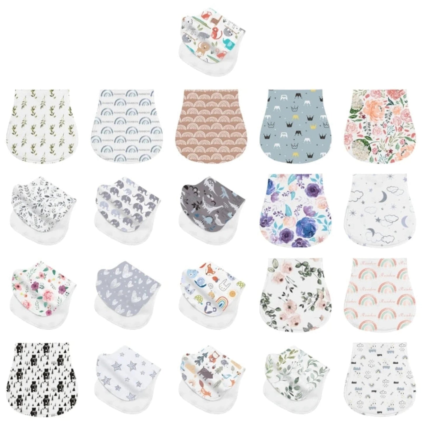 Newborn Burp Bibs - Babytopia32