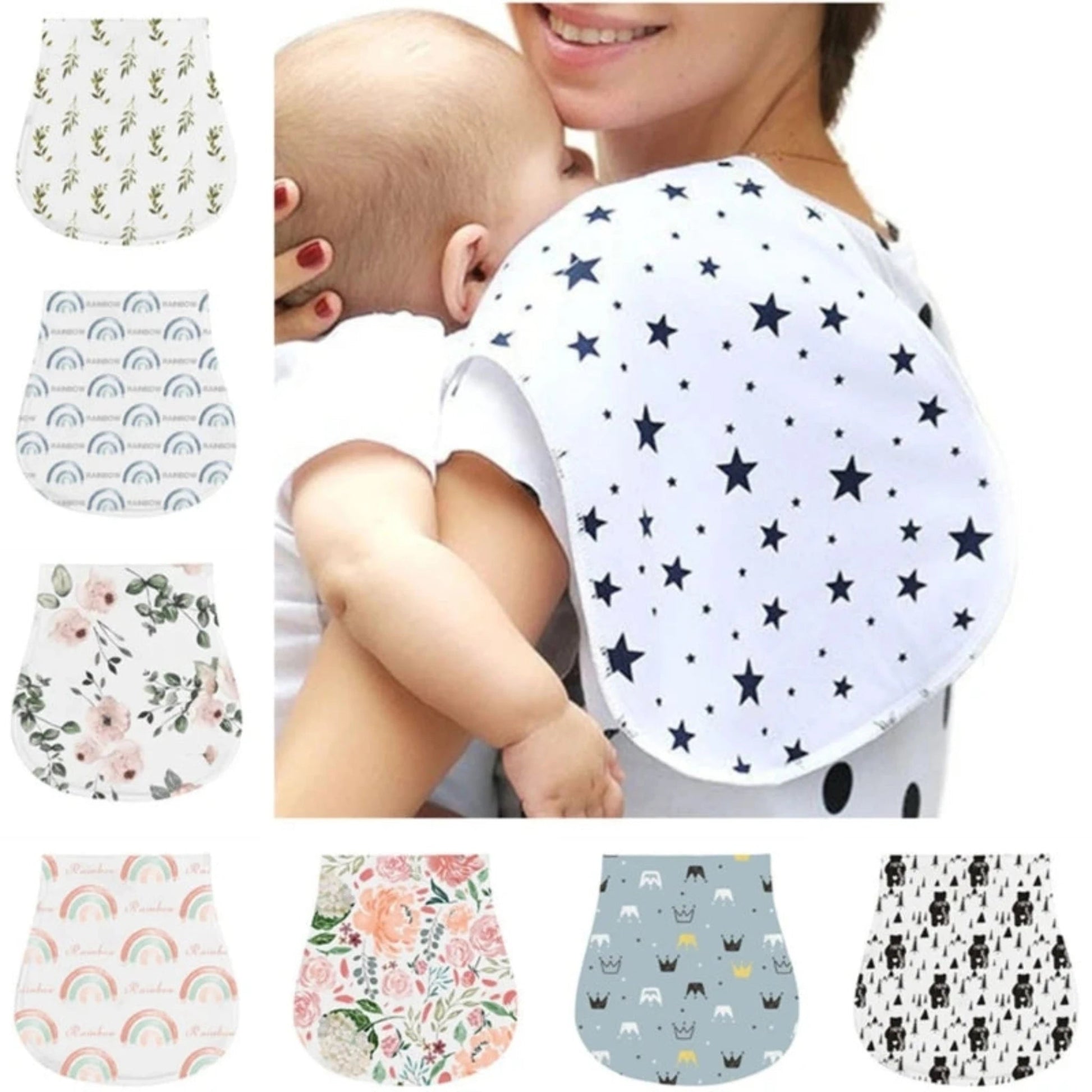 Newborn Burp Bibs - Babytopia32