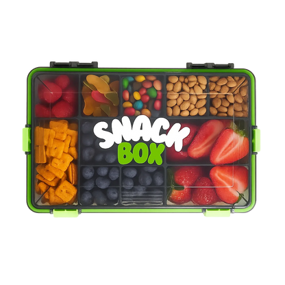 Portable Airtight Snack Box with Removable Compartments — Travel Food Storage for Charcuterie, Fruit & Candy - Babytopia32