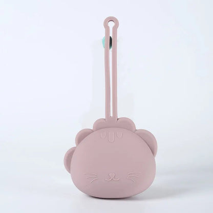Portable Silicone Pacifier Storage Case — Drop-Proof Paci Holder with Lanyard for Babies 6M+ - Babytopia32